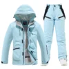 New, Men's and Women's Ski Suit Sets, Waterproof, Snow Costume, Ski Jacket and Pant Set, Outdoor Clothing, Snowboarding, Overall